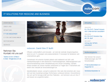 Tablet Screenshot of nobocom.de